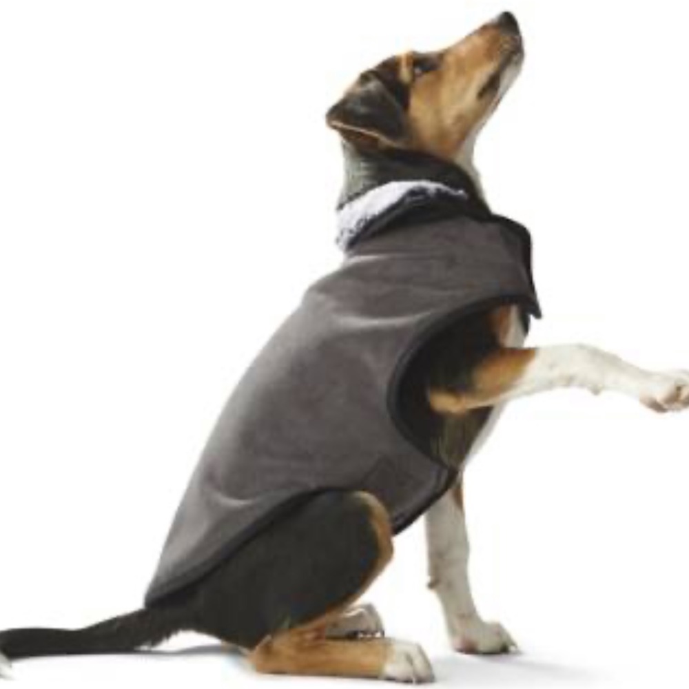 Pet Coat in Faux Fur Chinchilla by Frontgate